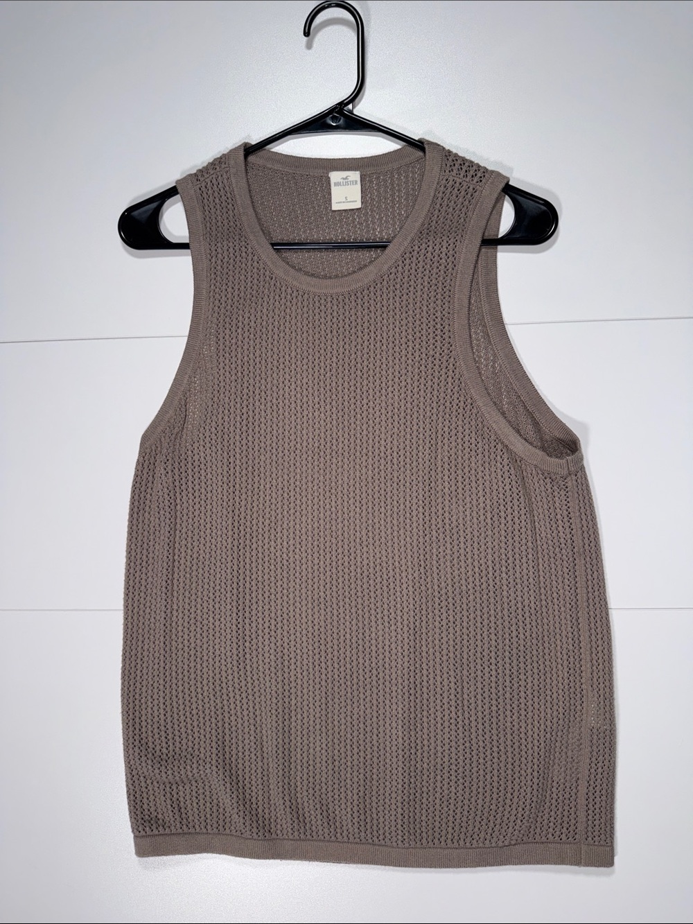 Hollister Sleeveless Knit Tank - Brown Taupe